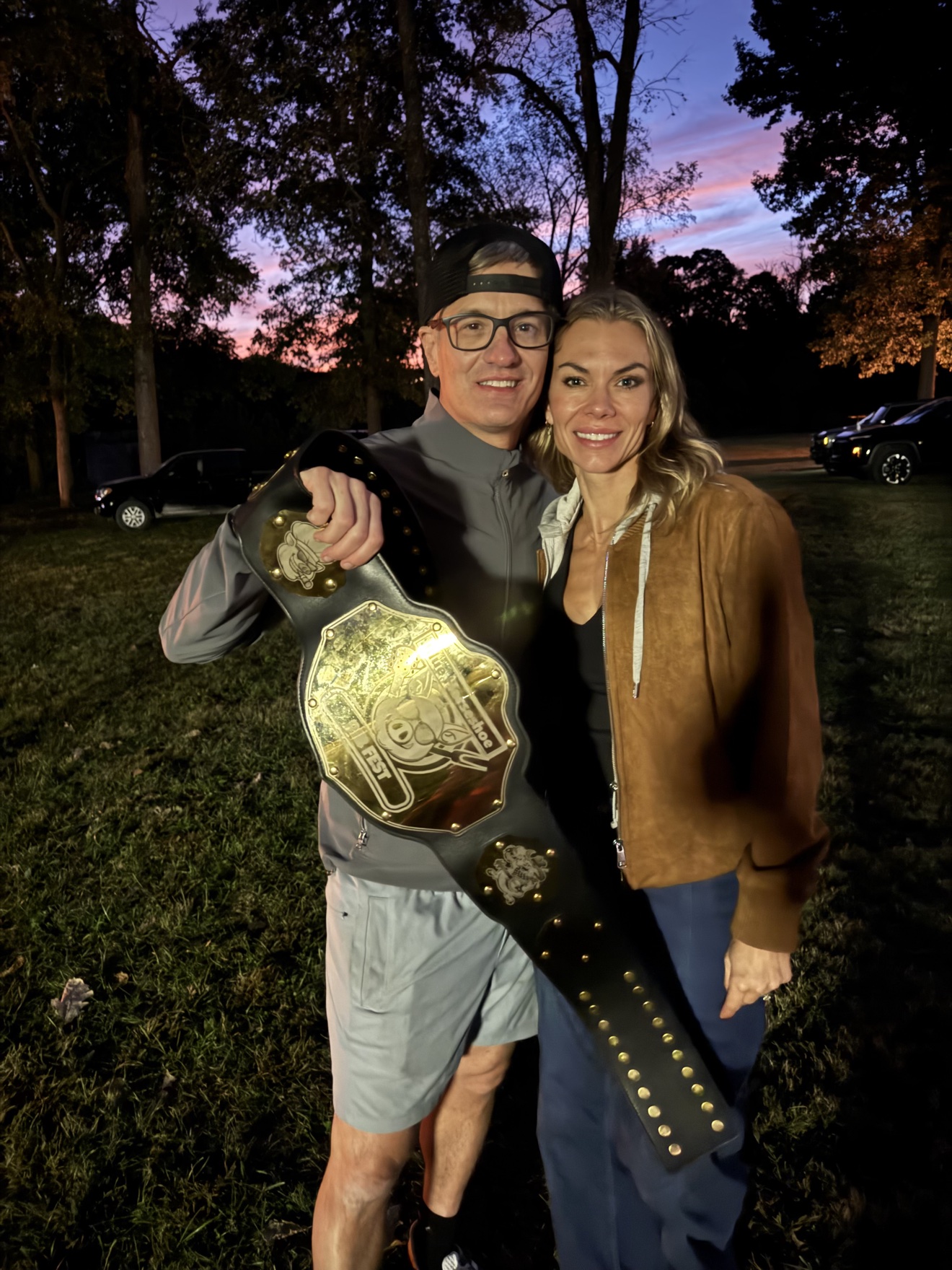 Champions at dusk